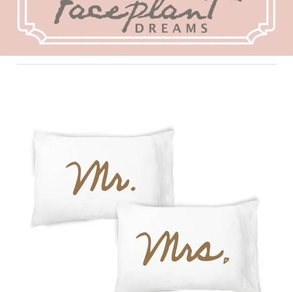 Faceplant Mr. & Mrs. Pillowcases - Picture 1 of 7